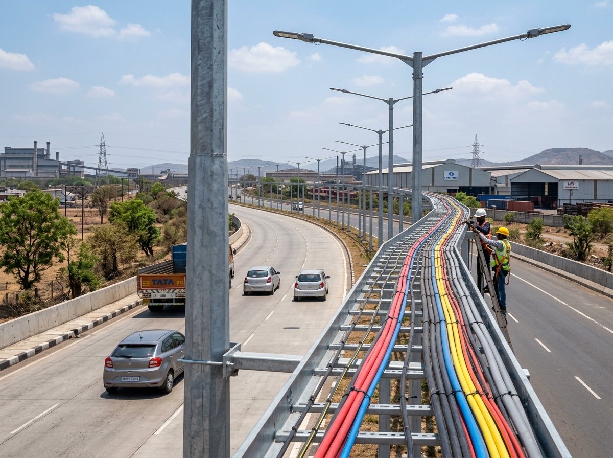 Poles & Cable Trays